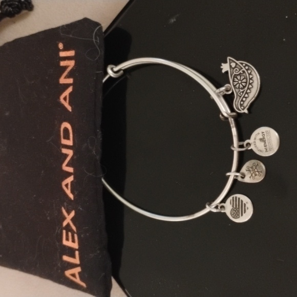 Alex and Ani Sacred Turtle Dove Charm Bracelet NEW IN BOX - Picture 2 of 4